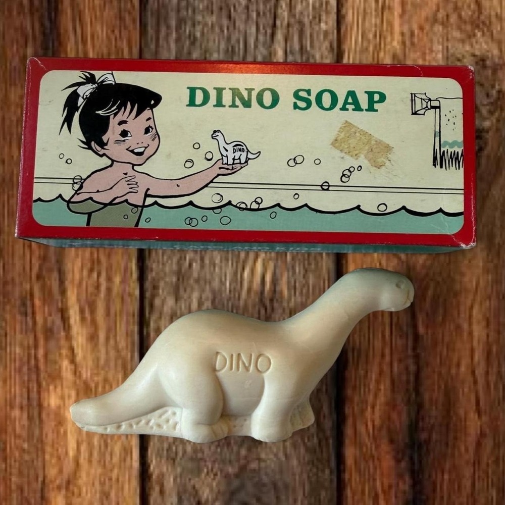 Vintage Sinclair Dino Soap Dinosaur Gas Station Advertising Original Box